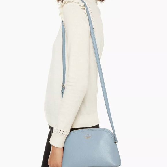 🌷 Kate Spade light blue Millie leather Crossbody - Picture 2 of 2